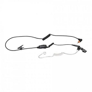 Surveillance earpiece with Mic and PTT Combined (Black)